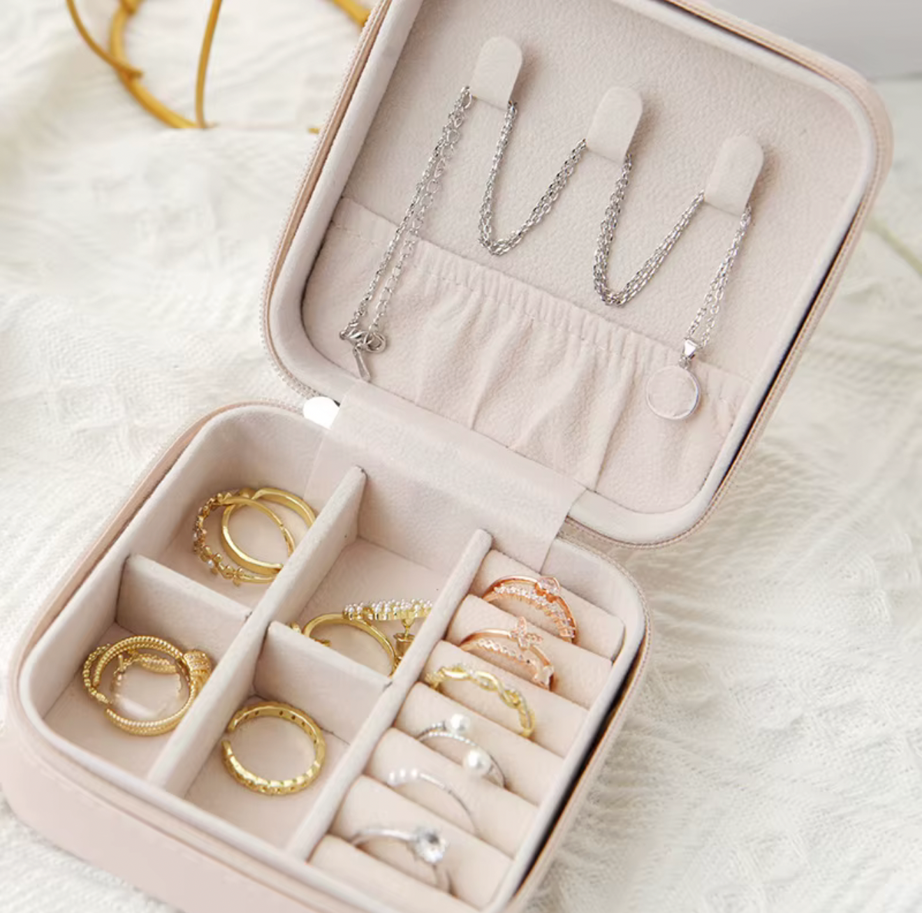 Elegant Travel Jewelry Box